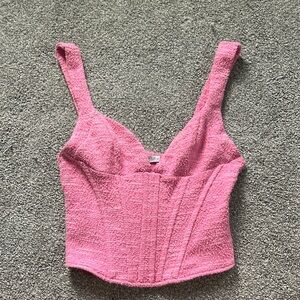 Zara Pink Corset Top